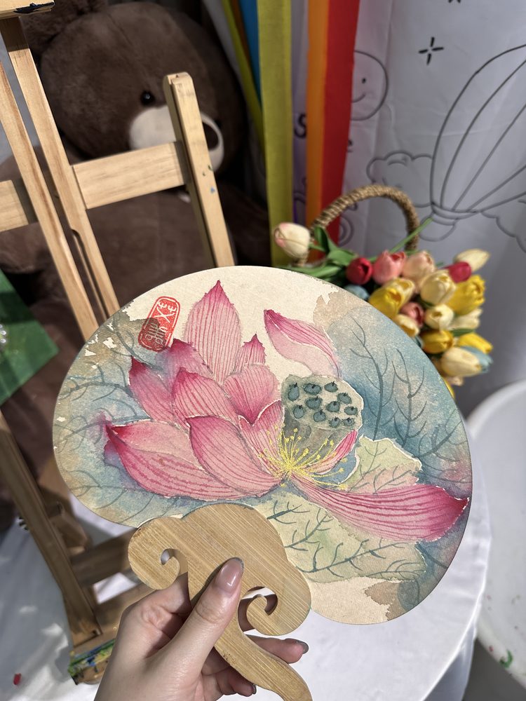 陈老师班上的学员国画作品