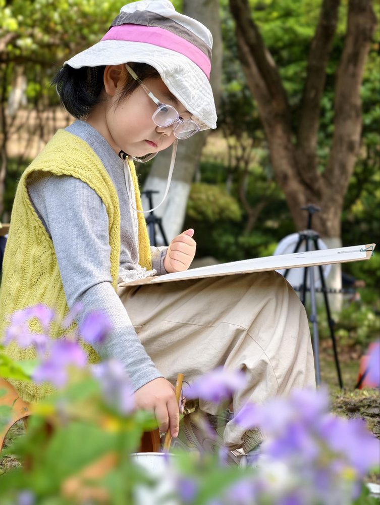 丽莎老师拍摄的户外写生课 1