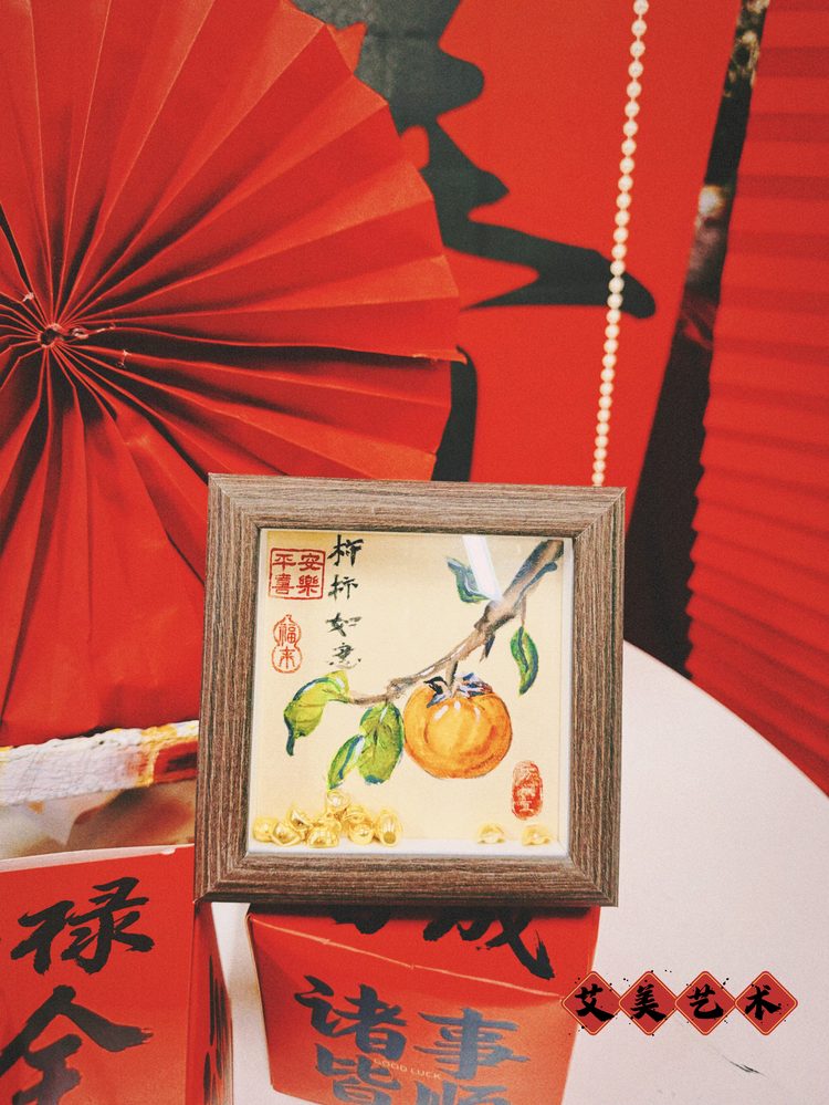 任老师学员作品 · 国风果蔬小品