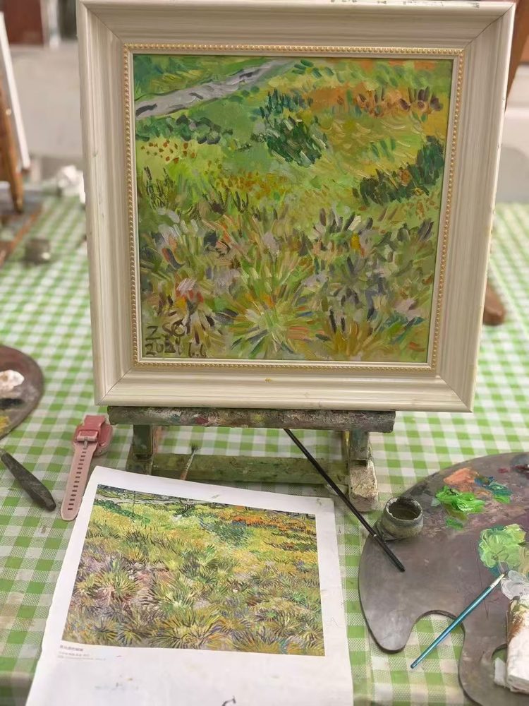 知画老师学员油画作品