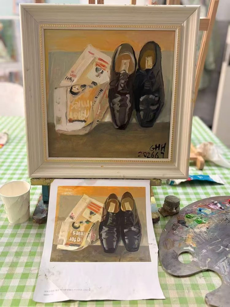 知画老师学员油画作品