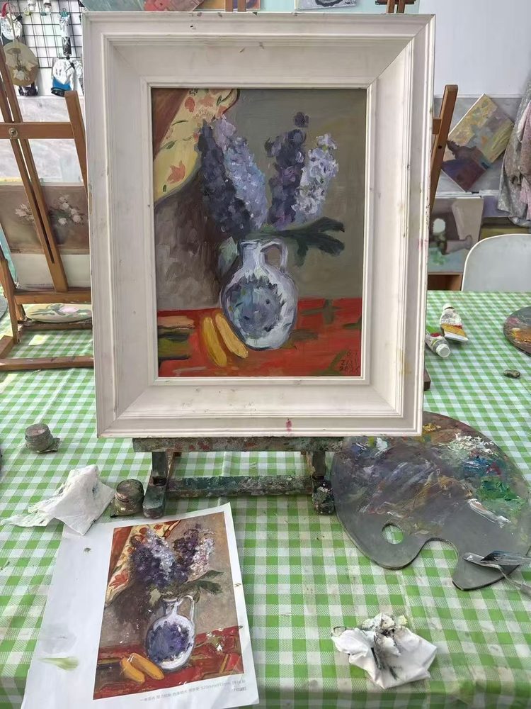 知画老师学员油画作品