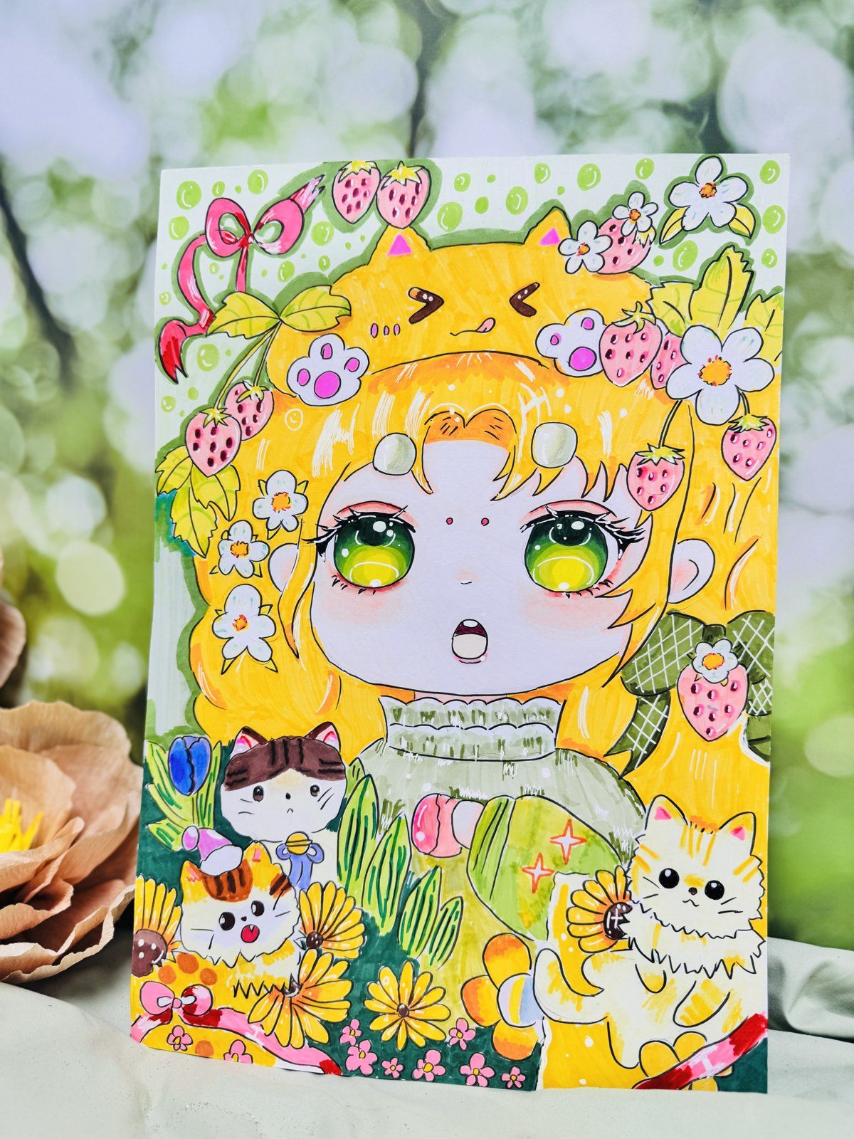 艾美艺术在读学员美术作品