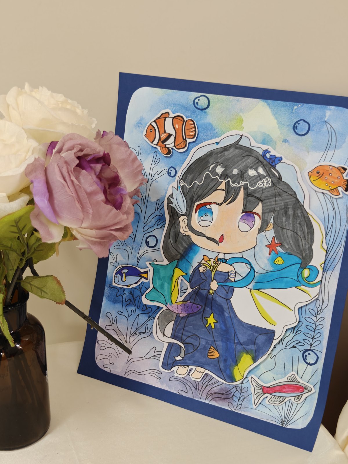 艾美艺术在读学员美术作品