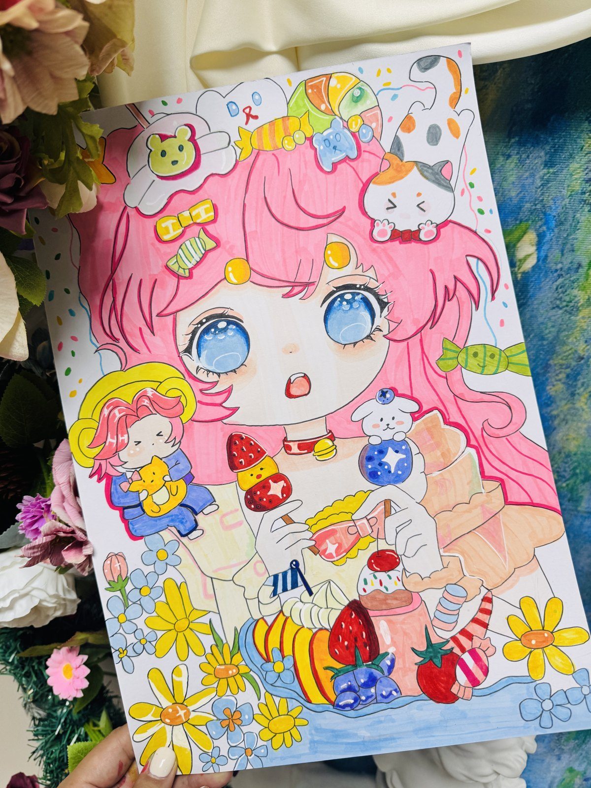 艾美艺术在读学员美术作品