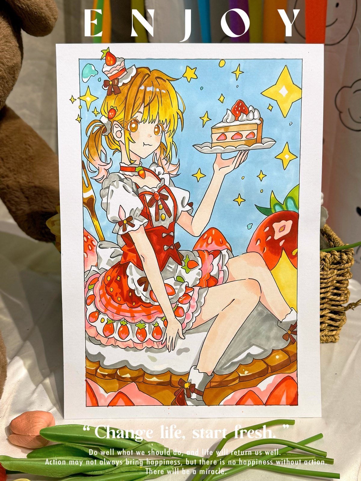 艾美艺术在读学员美术作品
