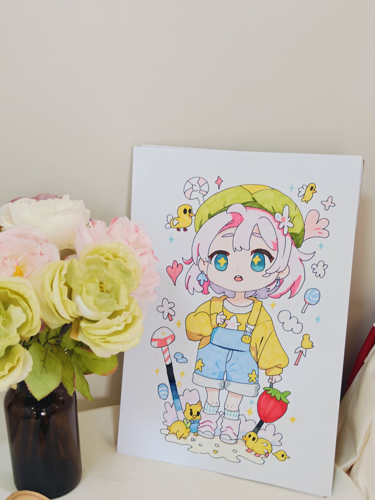 艾美艺术在读学员美术作品