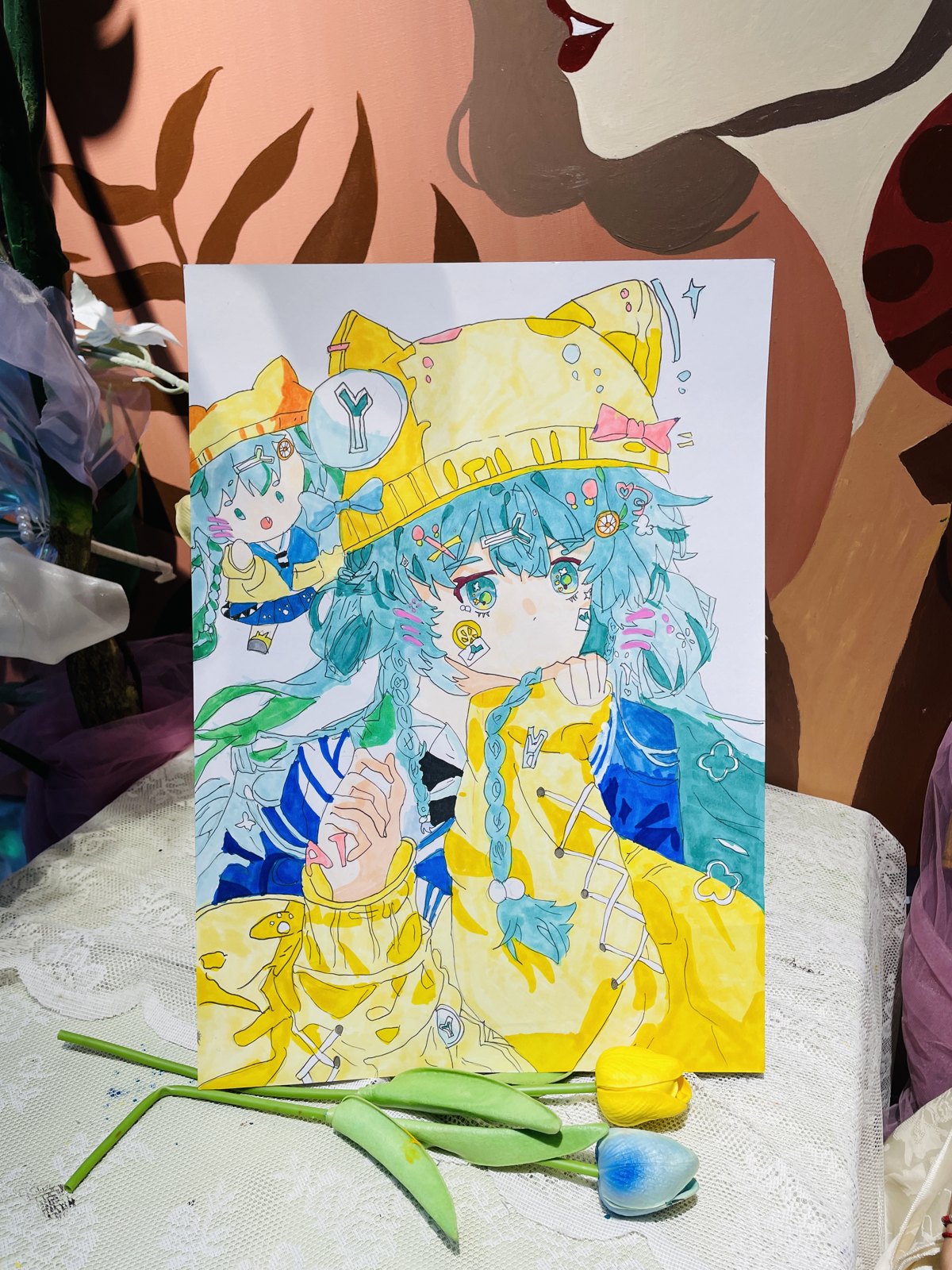艾美艺术在读学员美术作品
