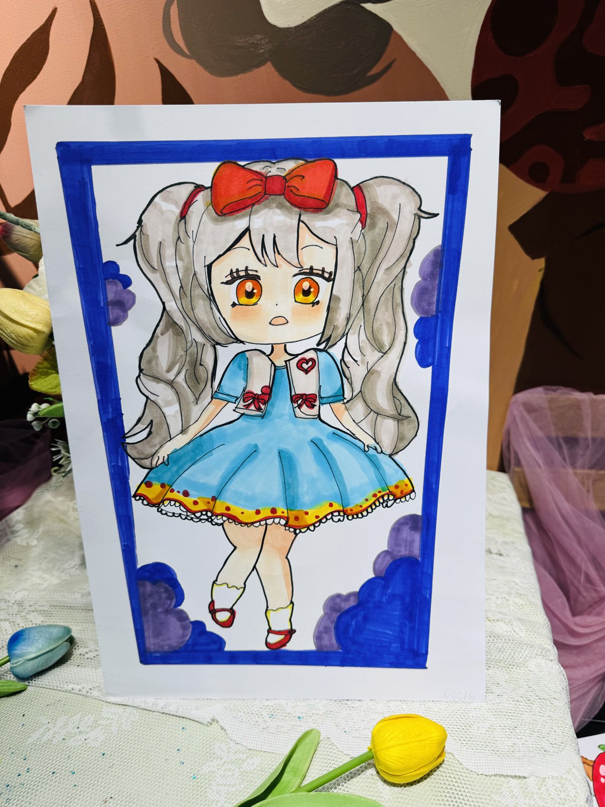 艾美艺术在读学员美术作品