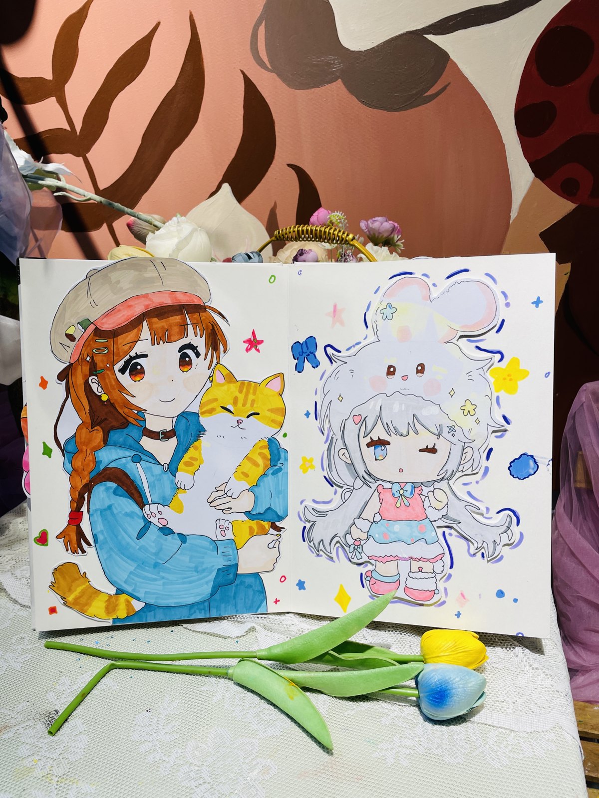 艾美艺术在读学员美术作品
