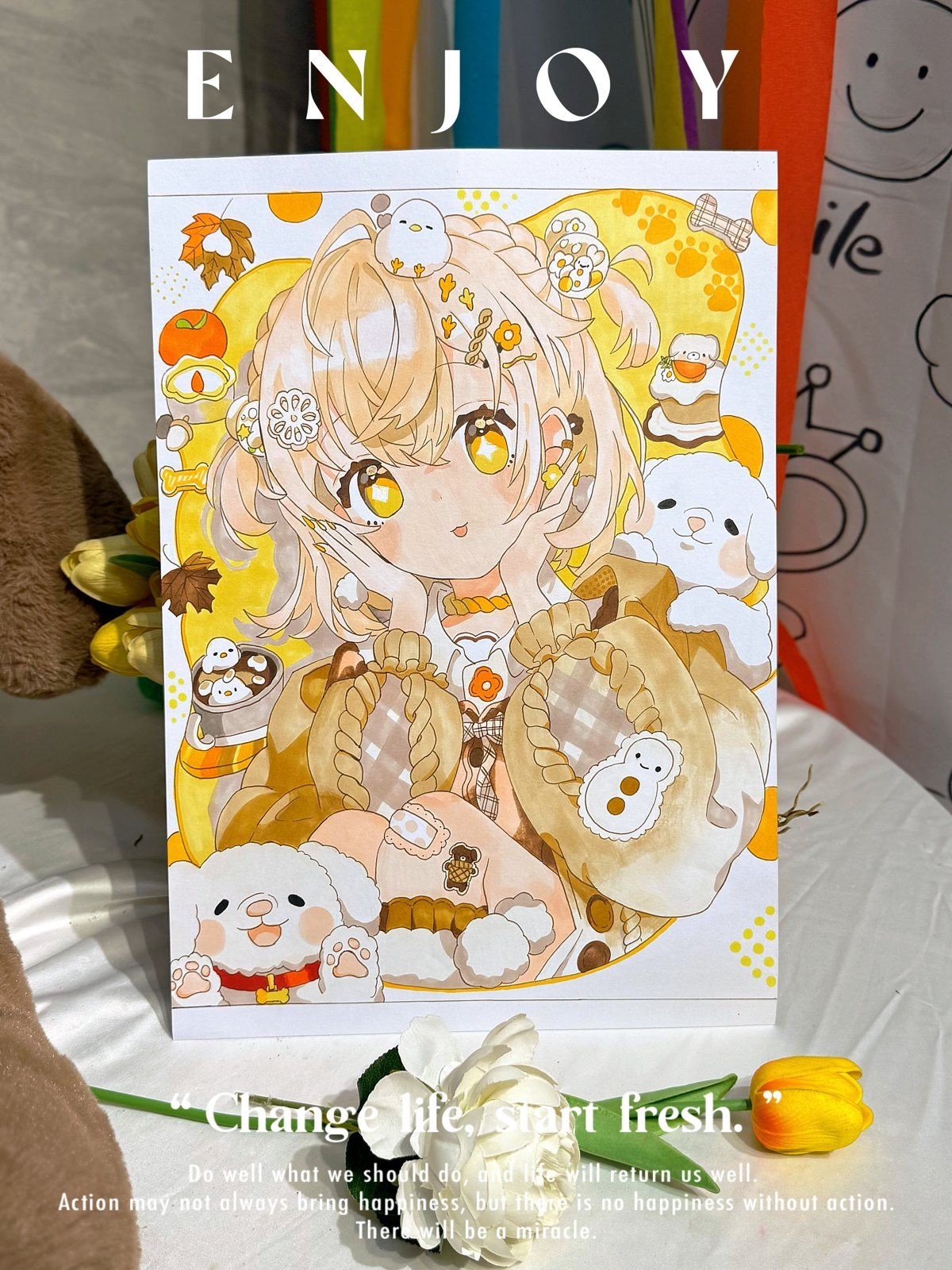 艾美艺术在读学员美术作品