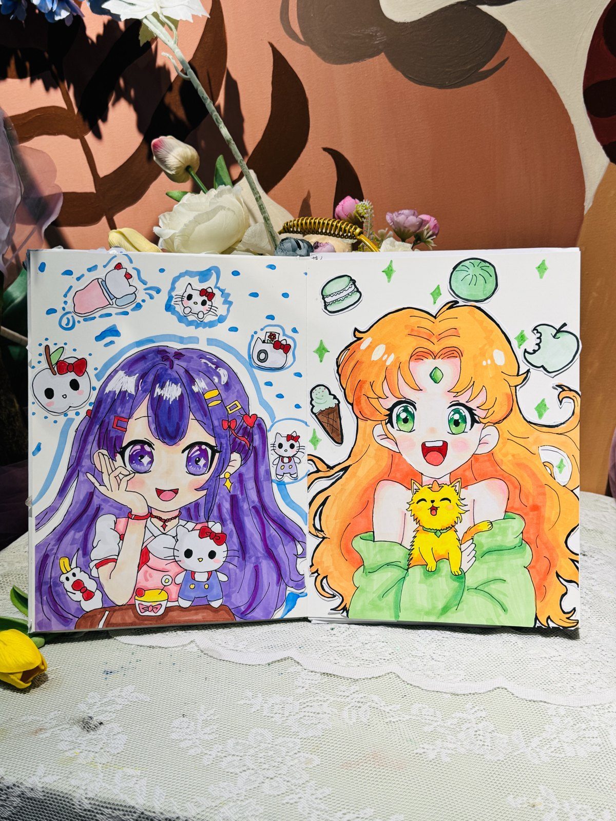 艾美艺术在读学员美术作品