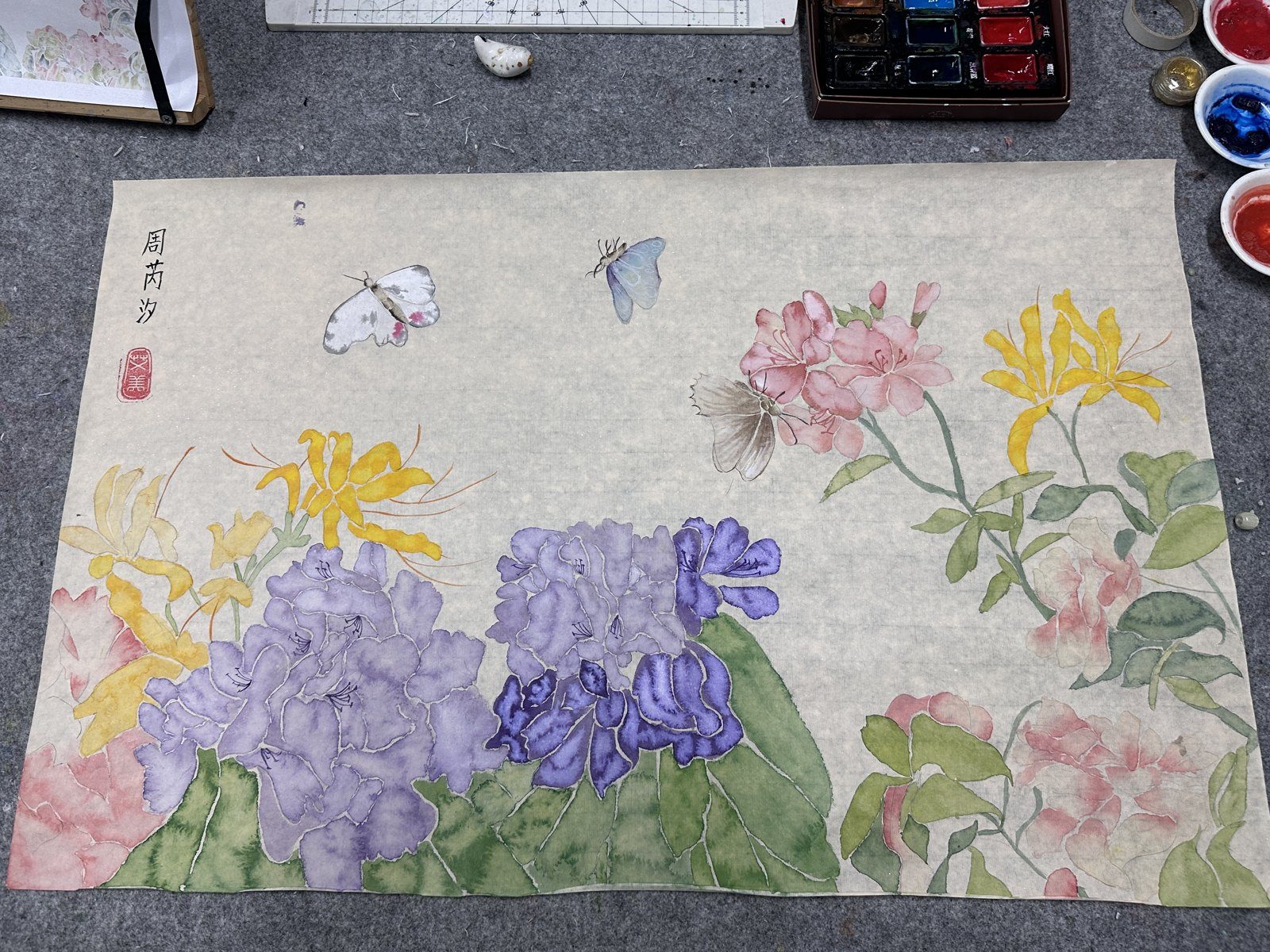 艾美艺术在读学员美术作品