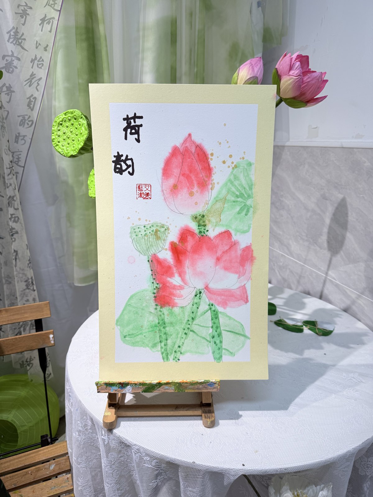 艾美艺术在读学员美术作品