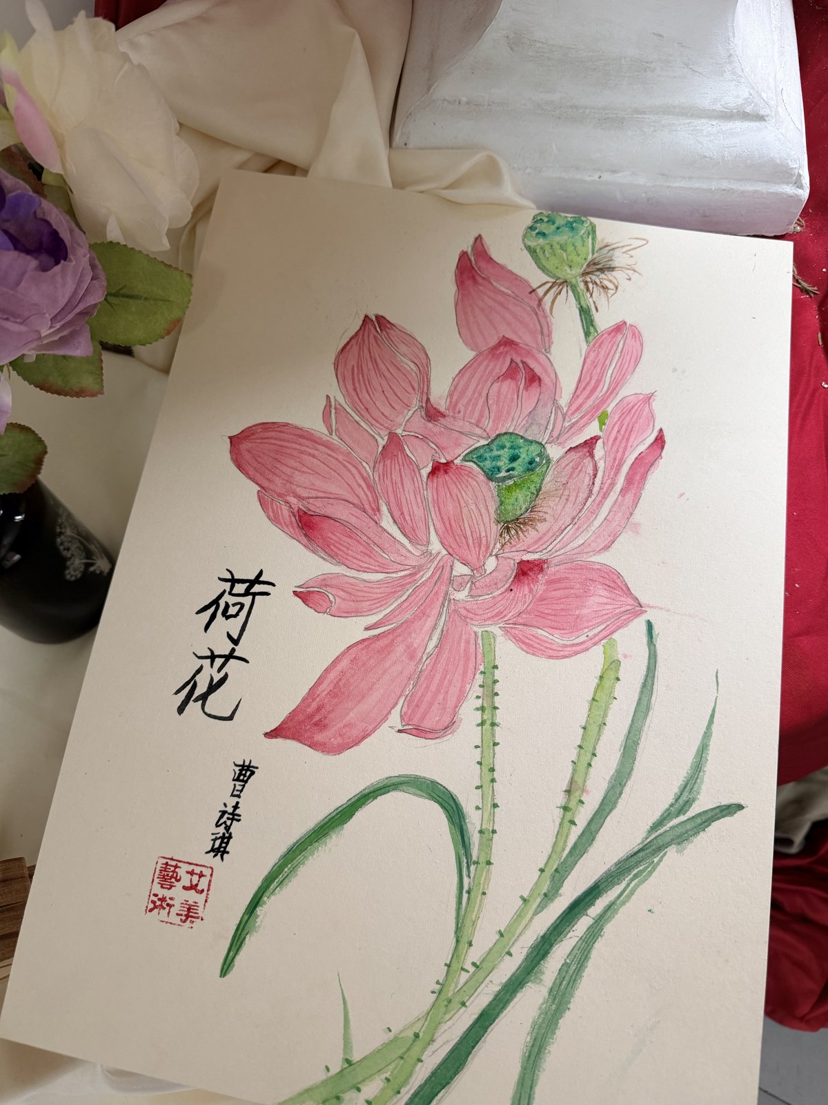 艾美艺术在读学员美术作品
