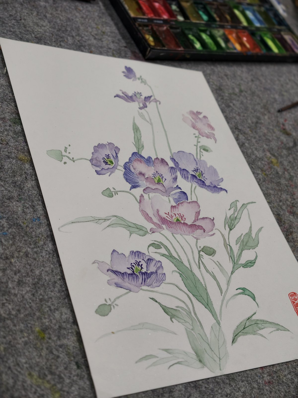 艾美艺术在读学员美术作品